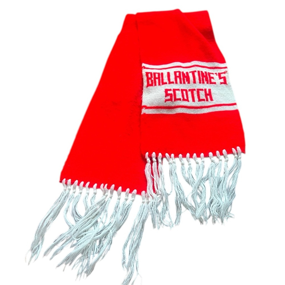 BALLANTINE'S SCOTCH vintage acrylic scarf